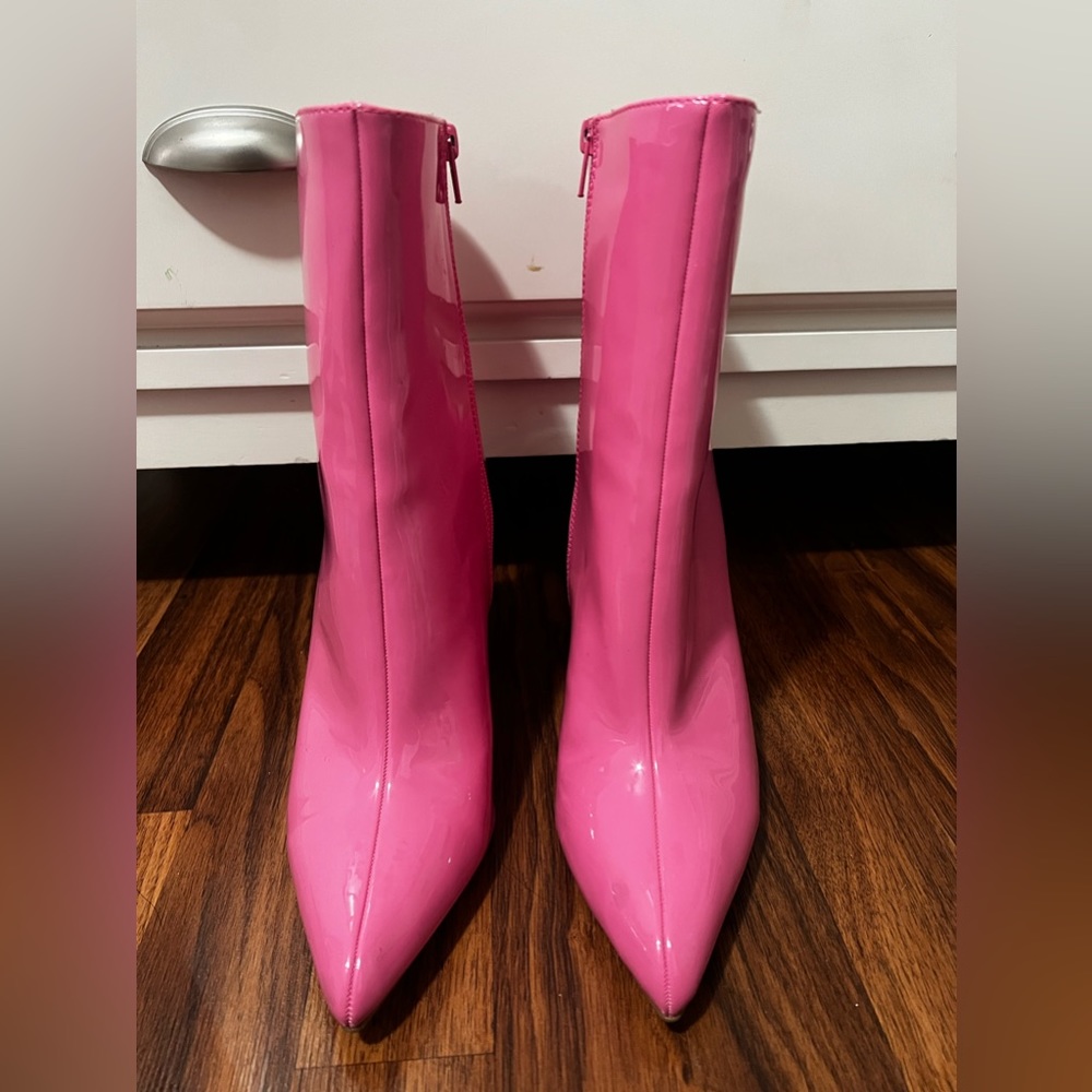 Bright Malibu Barbie Pink Boots!